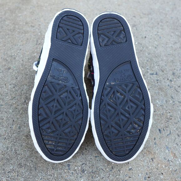 Converse “Not A Chuck” Graffiti High Top Sneakers Black Multi Youth Size 1 - Picture 11 of 11